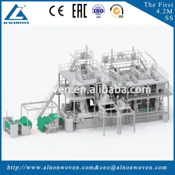 SSMMS PP spun bond non woven fabric making machine with best after-sales service