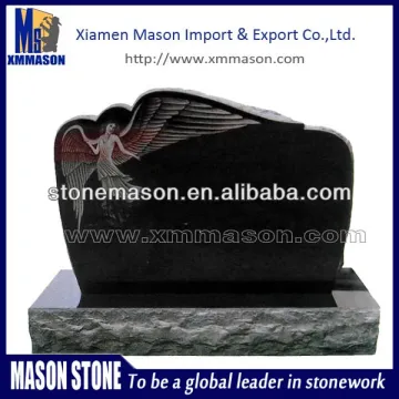 Mason black head tombstone design