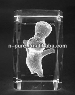 Crystal 2D/3D Laser Etched Crystal Craft Gift