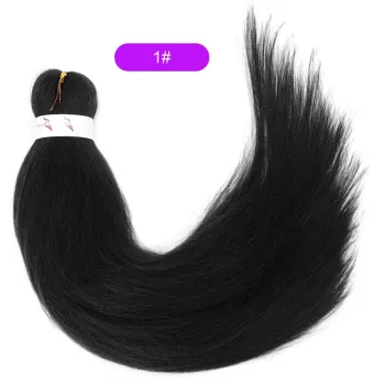 Aisi Hair Best Selling Wholesale Solid Color Jumbo Easy Fiber Pre Stretched For Women Synthetic Crochet Braiding Hair Extensions
