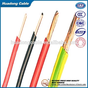 IEC Standard CCC certifiation 450/750V RV 16mm2 Yellow green color roll prices earth cable