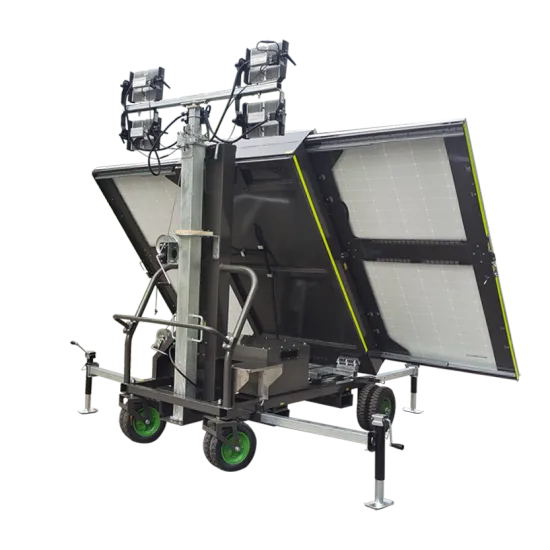 Solar LED Outdoor Light Tower With 8m