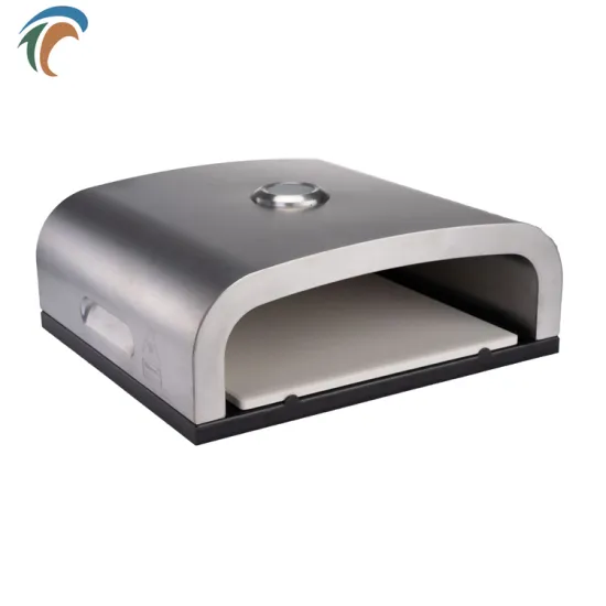 Built-in Pizza Ovens with Pizza Stone Silver Single Stainless Steel