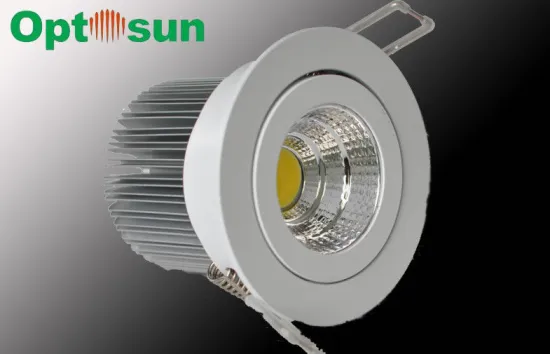 3000k - 3200k Cob Dimmable Led Downlights 950lm With 75mm Cut Out Size , 12w Led Downlight