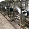 Industriell majs fluidiserad tunnel frysning utrustning