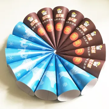 Ice Cream Packaging: Paper Cone Sleeves
