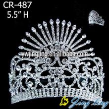 5 Inch rhinestone pageant crowns for sale