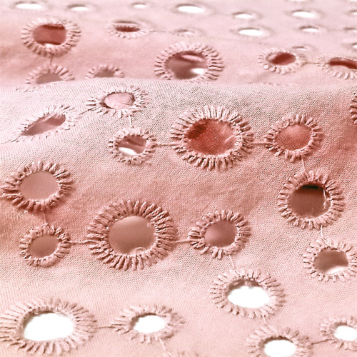 Tissu de broderie de trous Voile 100% pour les enfants