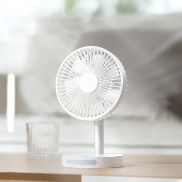 USB Rechargeable LED Digital Display Portable Air Cooler Fan
