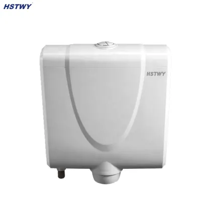HS670 Dual Flush Tank for Squat Toilet - Wall Hung WC Toilet Water Tank Plastic Cistern