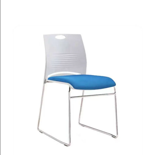 Modern Sled Base Office Chair with Fabric Seat