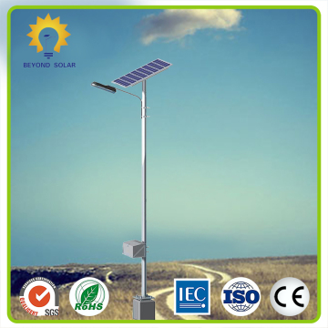 Lampu jalan surya dengan gambar