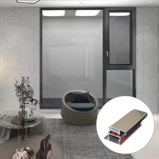 Slim Profile Aluminum Glass Door