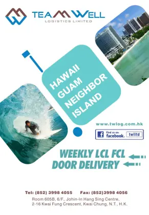 FREIGHT AND LOGISTICS SERVICE TO HONOLULU