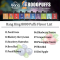 Thiết bị vape dùng một lần của Bang King 8000 Puffs