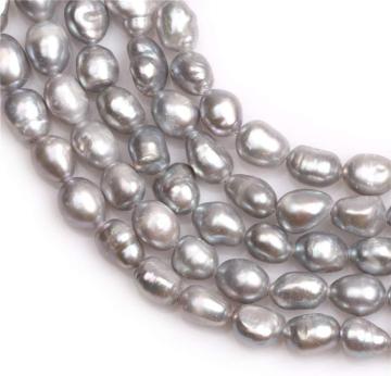 Olivary Gray Freshwater Cultured Pearl Beads Jewelry Making