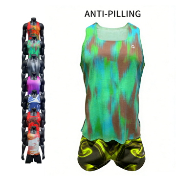 Digital Printing Running Vest Quick Dry Sports Vest Marathon Training Vest