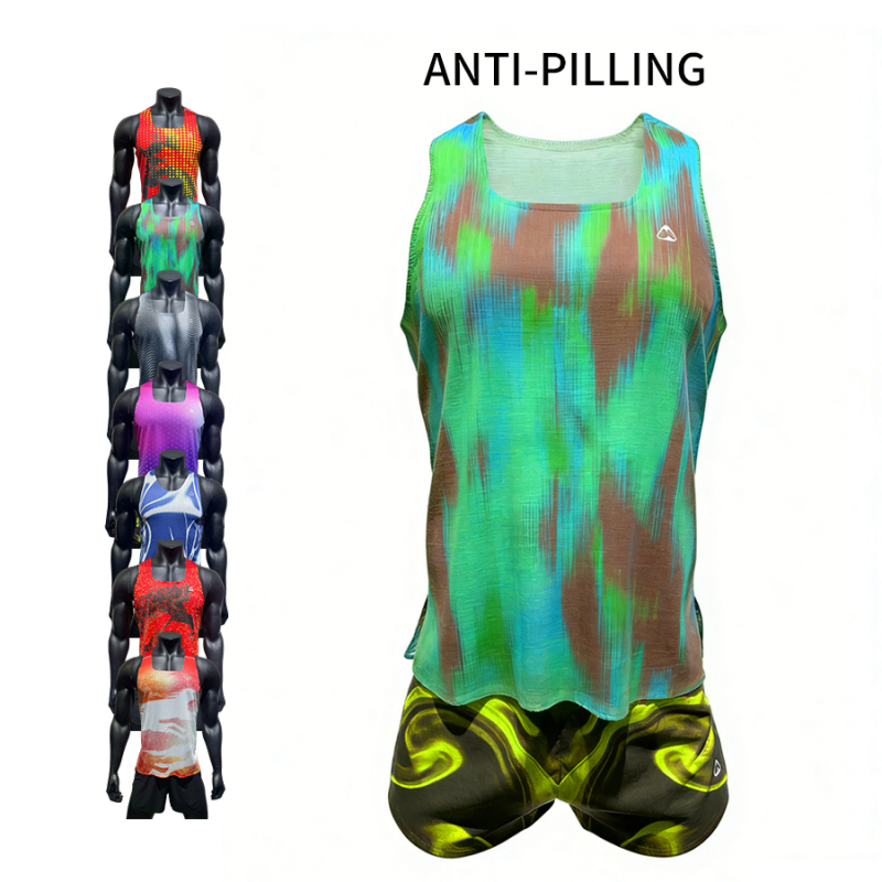 Digital Printing Running Vest Quick Dry Sports Vest Marathon Training Vest