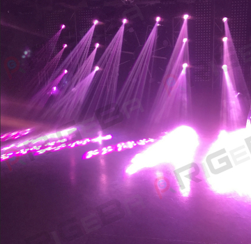 Versi Baru Luaran 380W Beam Moving Head Light untuk Acara Pesta
