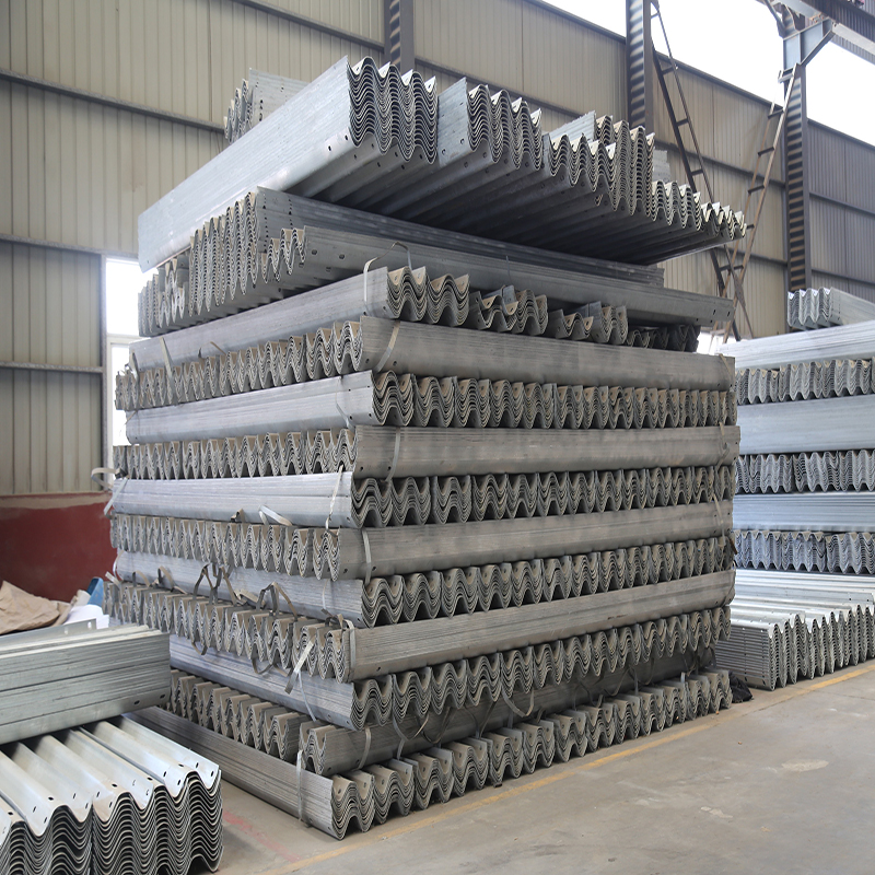 safety corrugated galvanized highway guardrail