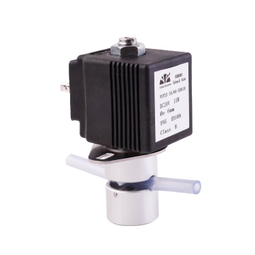 Yongchuang YCF23 Solenoid Valve for Beverage and Medical Applications: 12V/24V, Pinch Isolation Design
