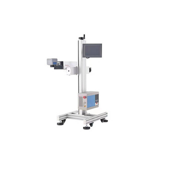 Plastik torbalar için 20W Fiber Lazer Kodlama Makinesi