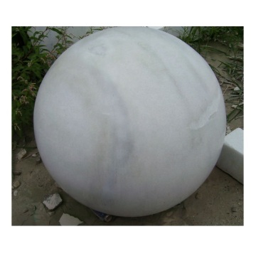 GAC016 White Marble Granite Garden Polished Ball