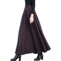 Women's Long Maxi Woolen A Line Skirt