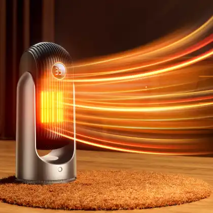 Compact Portable Remote Control Desktop Heater