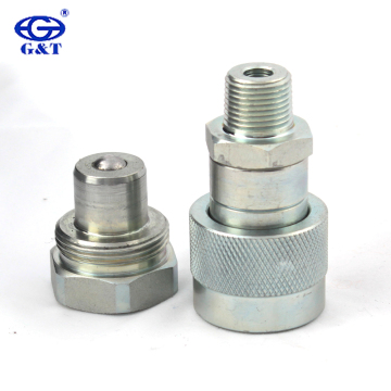 3/8 in NPT 700 bar Female and Male Screw Locking Hydraulic Quick Connect Coupling: Power Team, Worksmart, Bruning Interchangeable Solutions