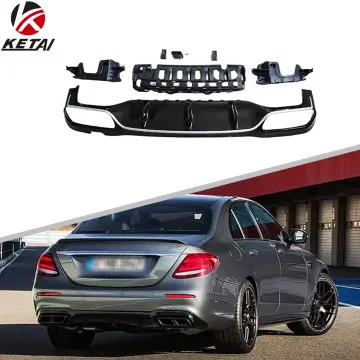 Factory Outlets E63 Style Car Bumper Accessories Rear Diffuser for BENZ W213 AMG Sedan 2017+