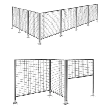Toshine Aluminum Safety Machine Guard Robotic Workshop Mesh Wire Fences Industrial Solutions