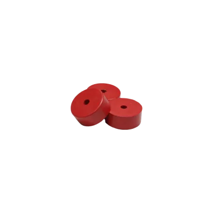 Energy Suspension Polyurethane Red Shock Round Pad