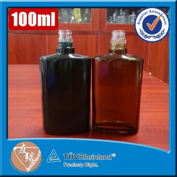 Food grade glass bottle China cheap wholesale spirit bottles 100ml