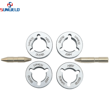XL046781 Комплект 4 задвижващи ролки .035''/0.9mm V-нарезен