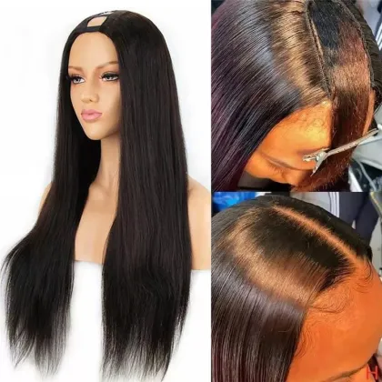 Dropshipping remi straight blonde u part wigs 100% human hair upart human hair wigs