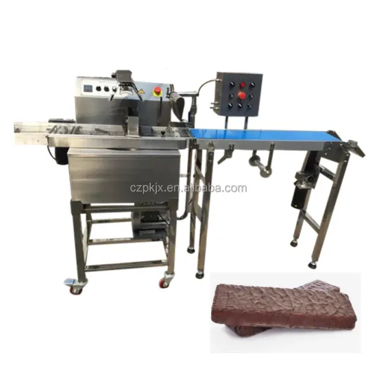 Large Candy Chocolate Coating Biscuit Enrobe Machine For Sale