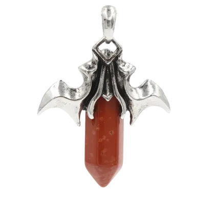 Multicolor Bat Wing Hexagon Pendant