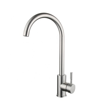 BSL-KF008 cUPC Certified 304 Stainless Steel Hot and Cold Water Mixer Kitchen Faucet