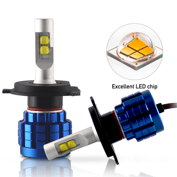 High Lumen 6500K 360 Degree Q10 LED Car Headlight - 10000 Lumen, Fanless Design