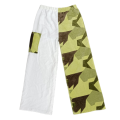 Cotton towelling beach towel pants custom printed