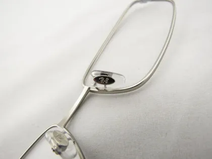 Matte Silver Ray Ban Rb6217 2538 Blue Plastic Eye Glasses Frames For Man 52mm