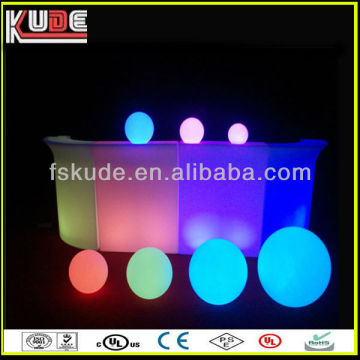 16 color changing remote control plastic lighted led round wedding decoration ball