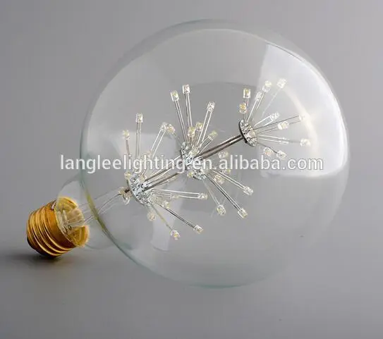 Firework LED E27 Glass Light E27