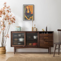 Nordic sideboard modern simple pure solid wood home