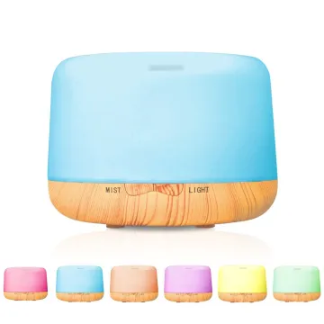 500ml Home Rechargeable Essential Oil Wood Aroma Diffuser