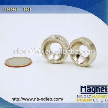 Coltersunk πιστοποιημένο ισχυρό δίσκο Neodymium Rare Earth Ndfeb N38 μαγνήτες