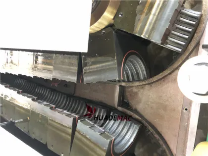 PE Double Wall Corrugated Pipe extrusion
