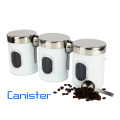 Bright Color Coating Stainless Steel Sugar Storage Canister