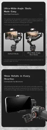 Hohem iSteady M6 Smartphone Gimbal with AI Magnetic Fill Light